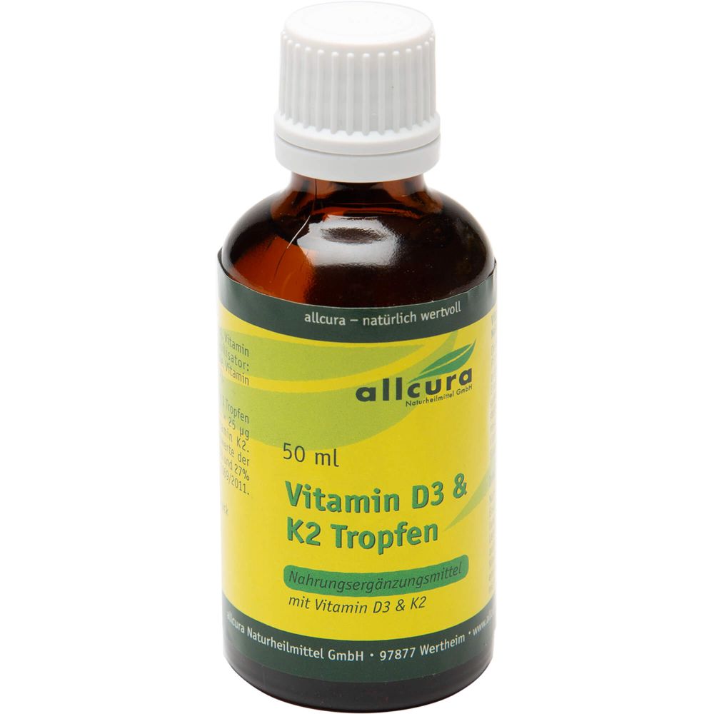 VITAMIN D3 & K2 Tropfen 1000 I.E./20 μg je Tropfen