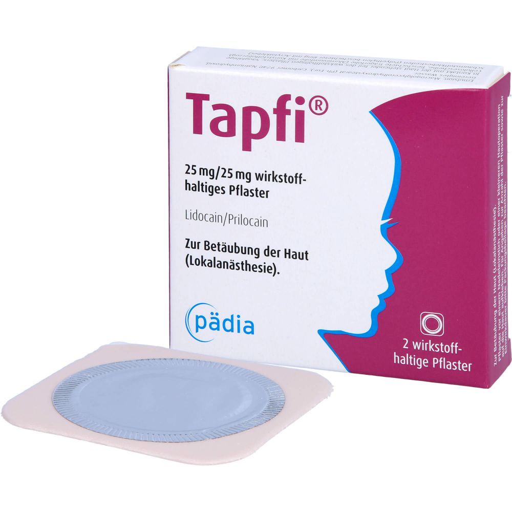 TAPFI 25 mg/25 mg wirkstoffhaltiges Pflaster