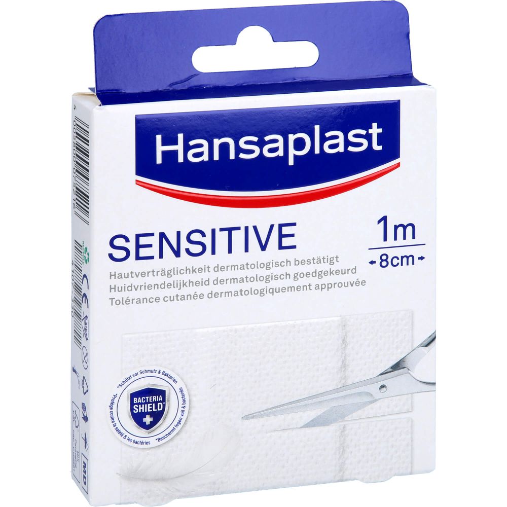 HANSAPLAST Sensitive Pflast.hypoallergen 8 cmx1 m