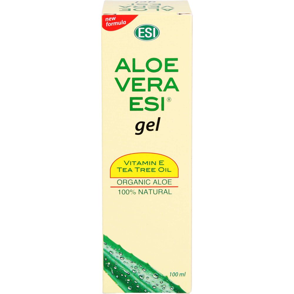 ALOE VERA GEL mit Vitamin E und Teebaumöl Bio