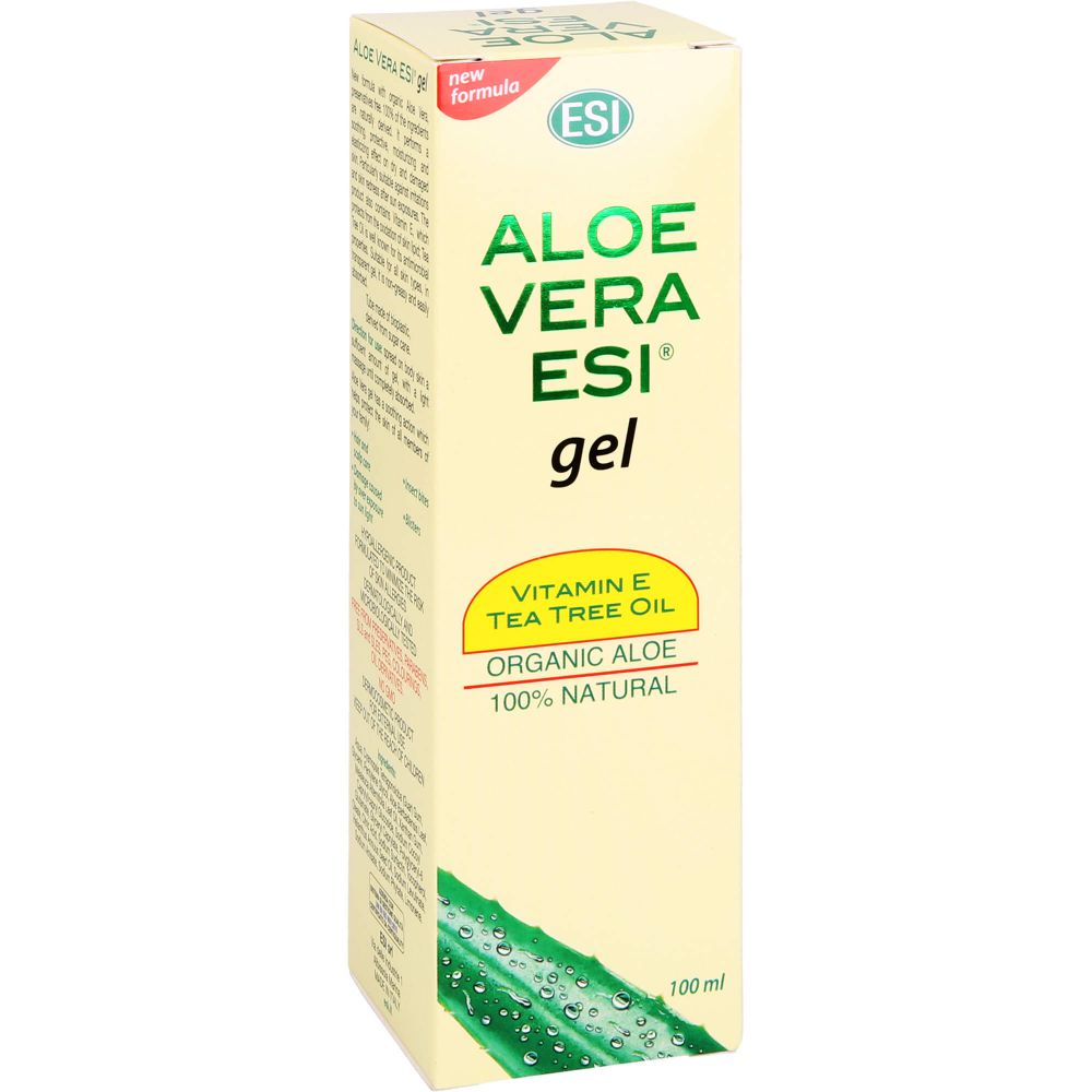 ALOE VERA GEL mit Vitamin E und Teebaumöl Bio