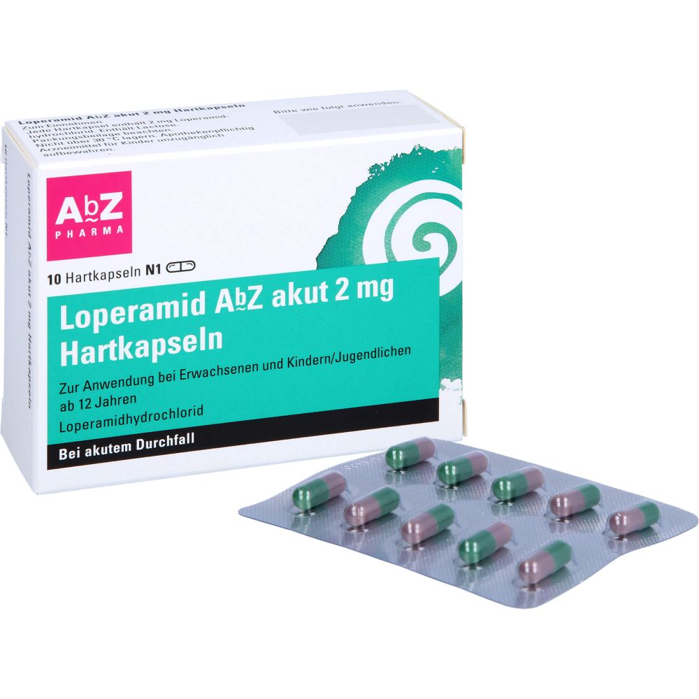 LOPERAMID AbZ acute 2 mg hard capsules