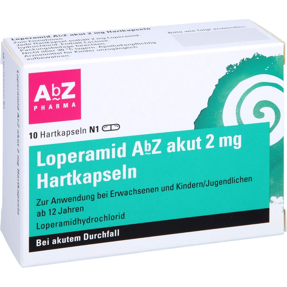 LOPERAMID AbZ acut 2 mg capsule tari