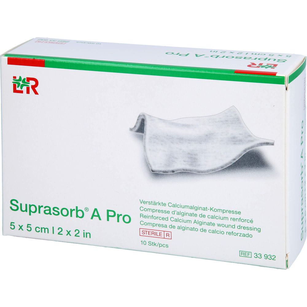 SUPRASORB A Pro Calciumalginat Kompr.5x5 cm