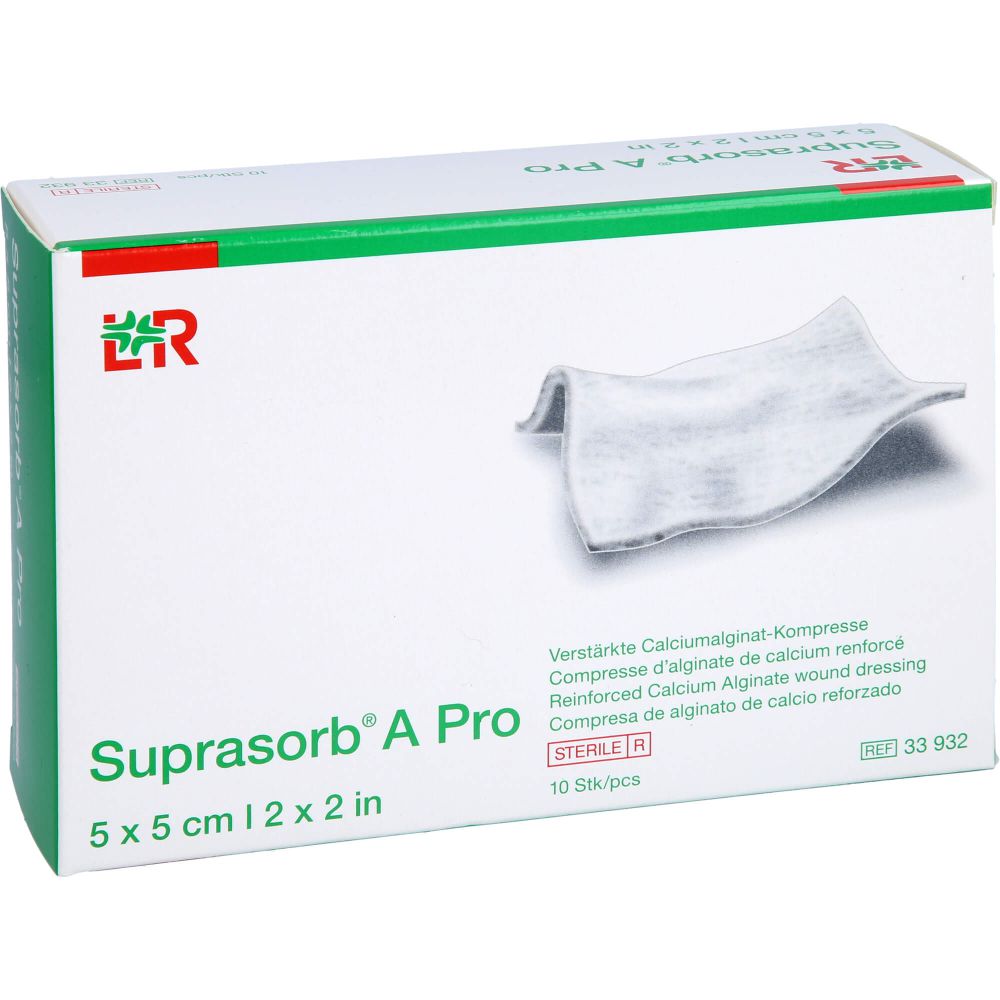 SUPRASORB A Pro Calciumalginat Kompr.5x5 cm