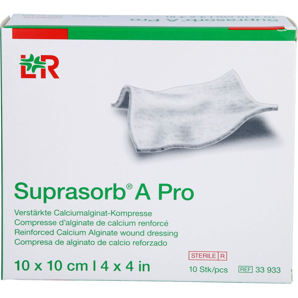 SUPRASORB A Pro Calciumalginat Kompr.10x10 cm