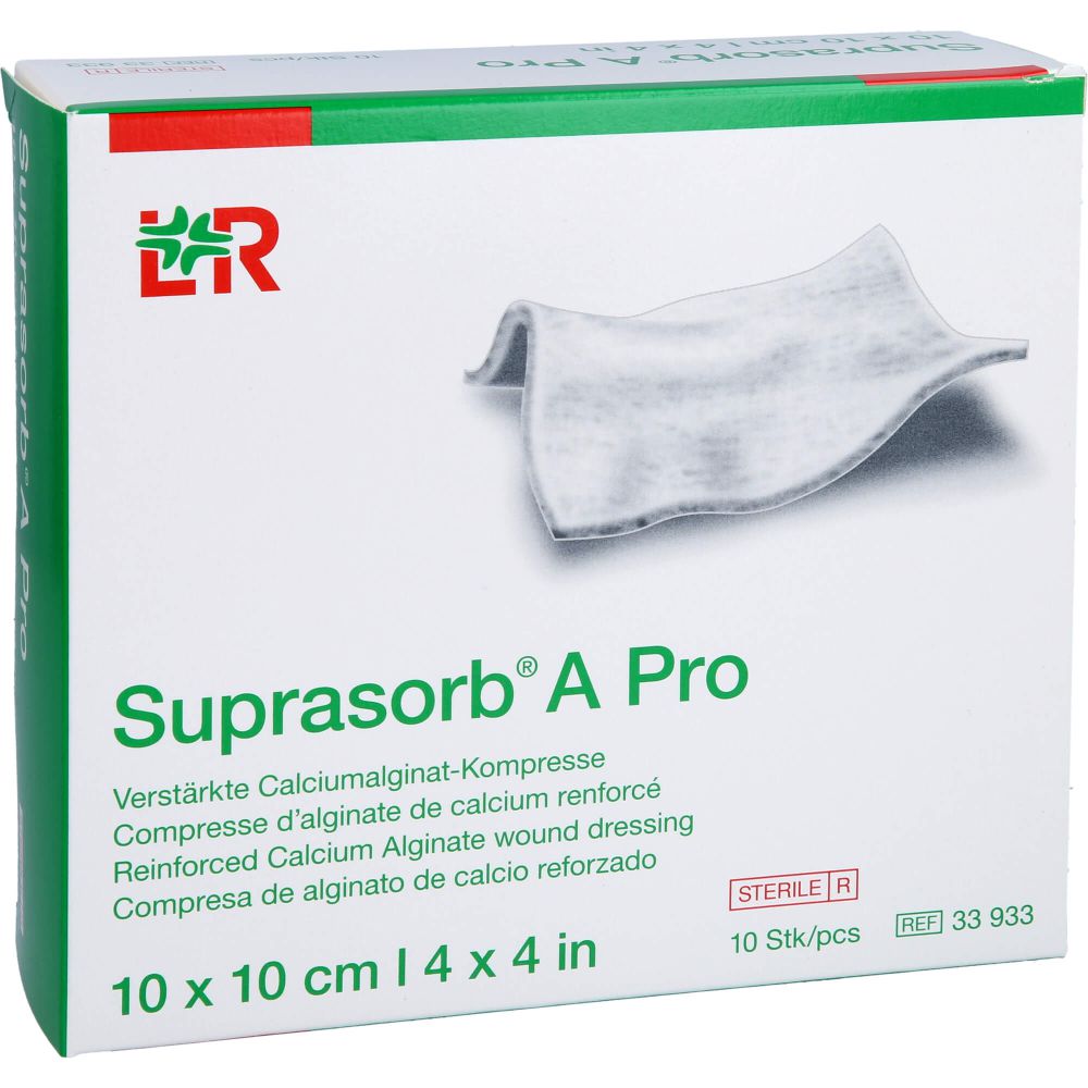 SUPRASORB A Pro Calciumalginat Kompr.10x10 cm