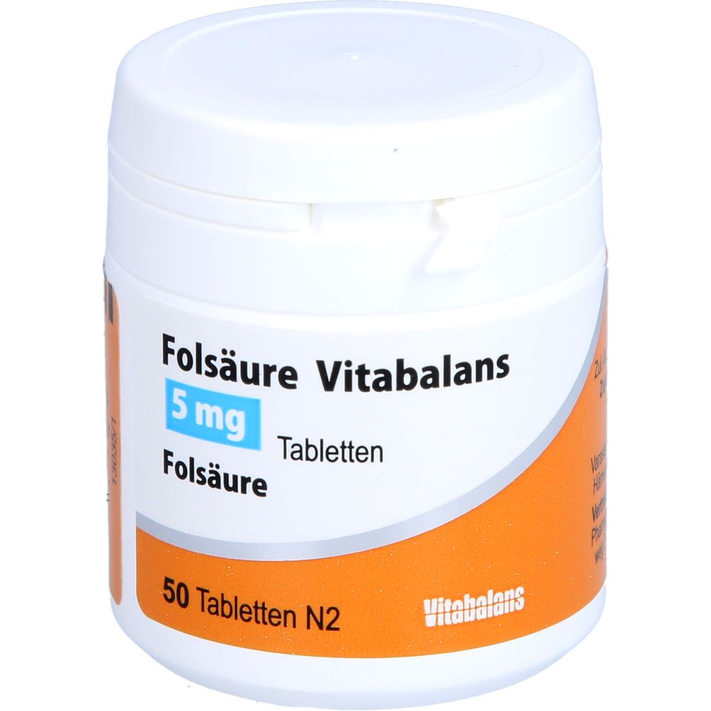 FOLSÄURE VITABALANS 5 mg Tabletten