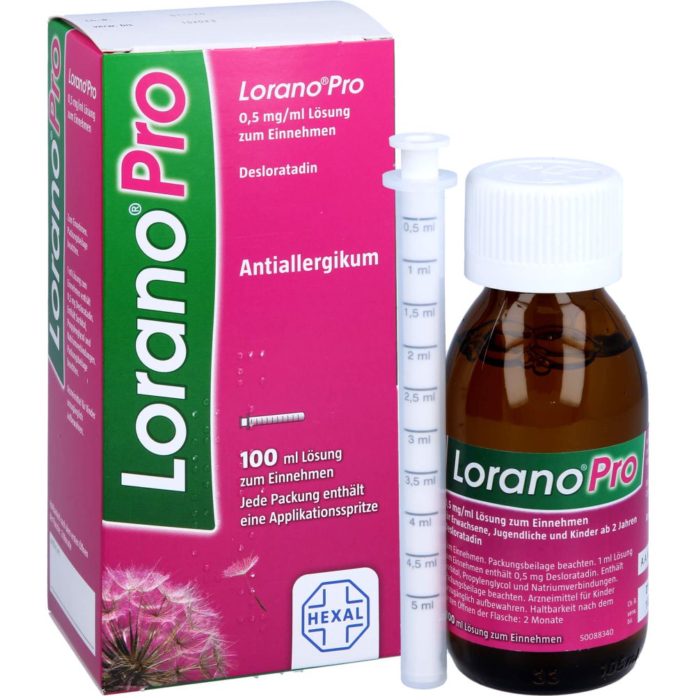 Loranopro 0,5 mg/ml Lösung zum Einnehmen 100 ml