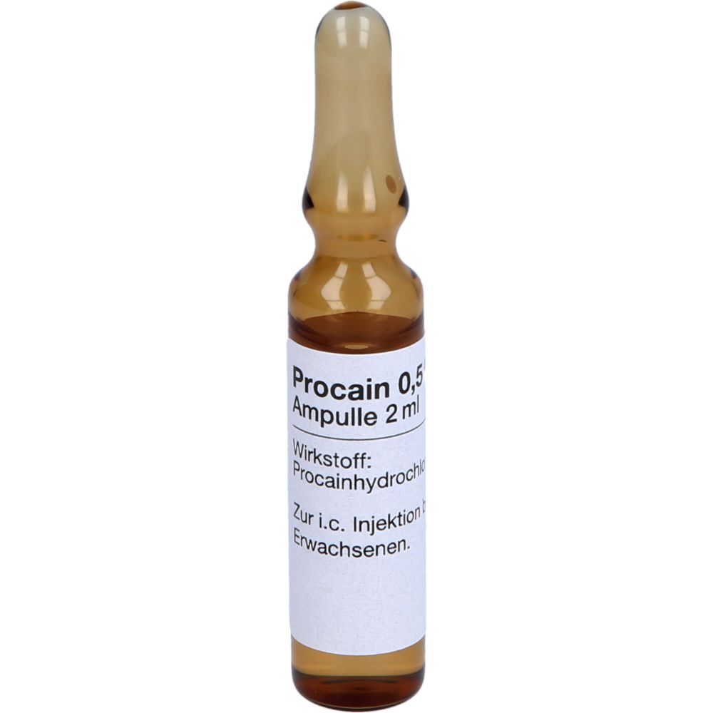 PROCAIN pharmarissano 0,5% Inj.-Lsg.Ampullen 2 ml