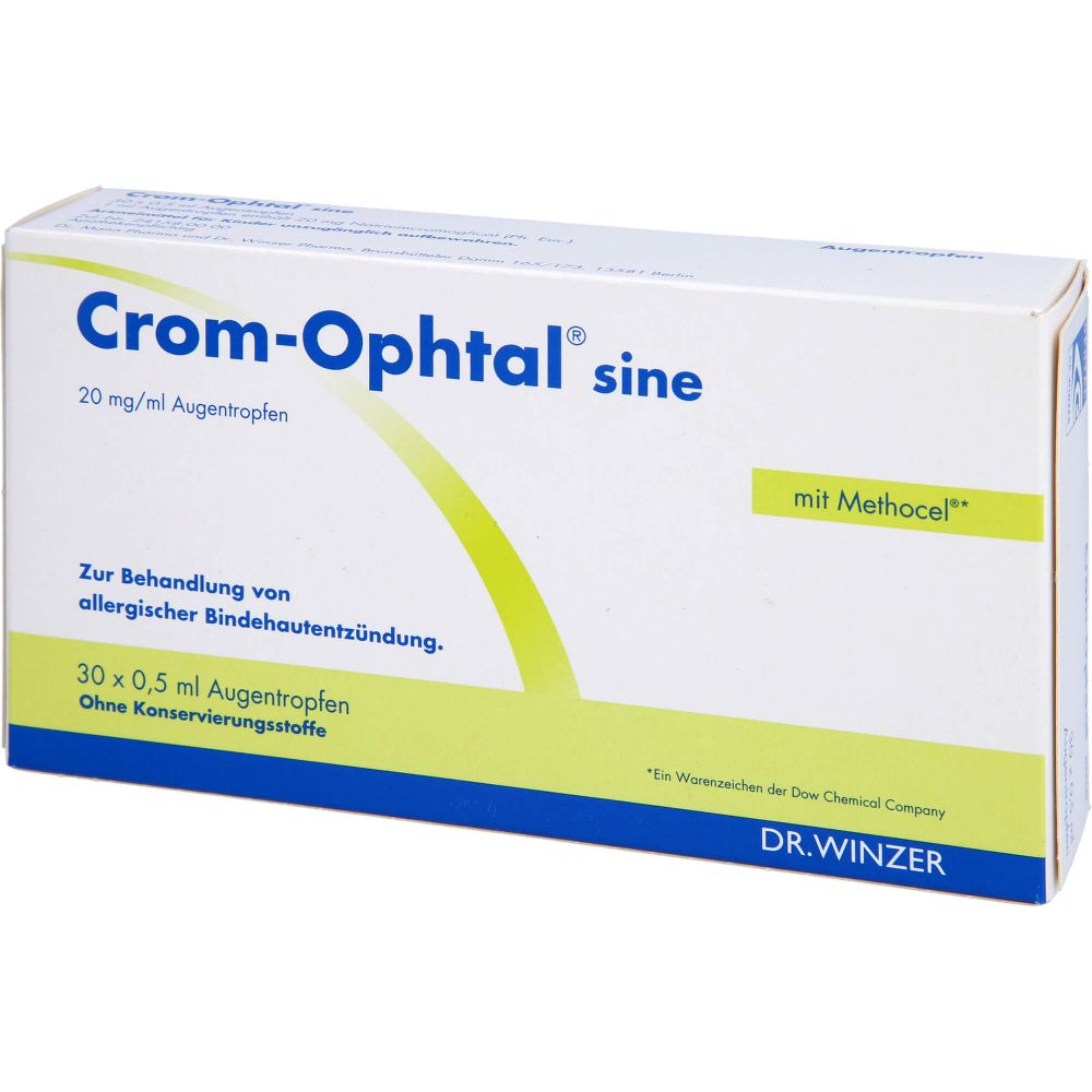 Crom-Ophtal sine Augentropfen Edb 15 ml