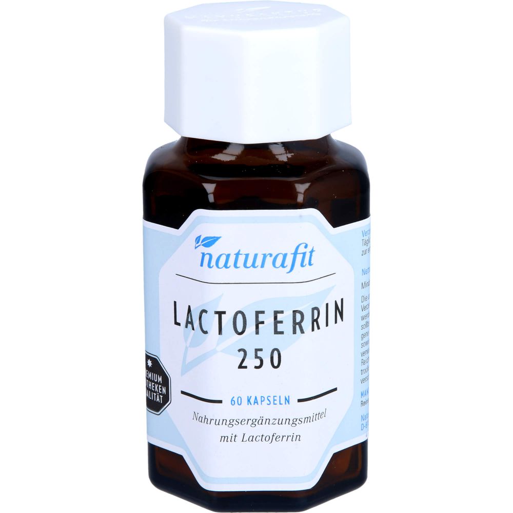 NATURAFIT Lactoferrin 250 mg aus Kuhmilch Kapseln
