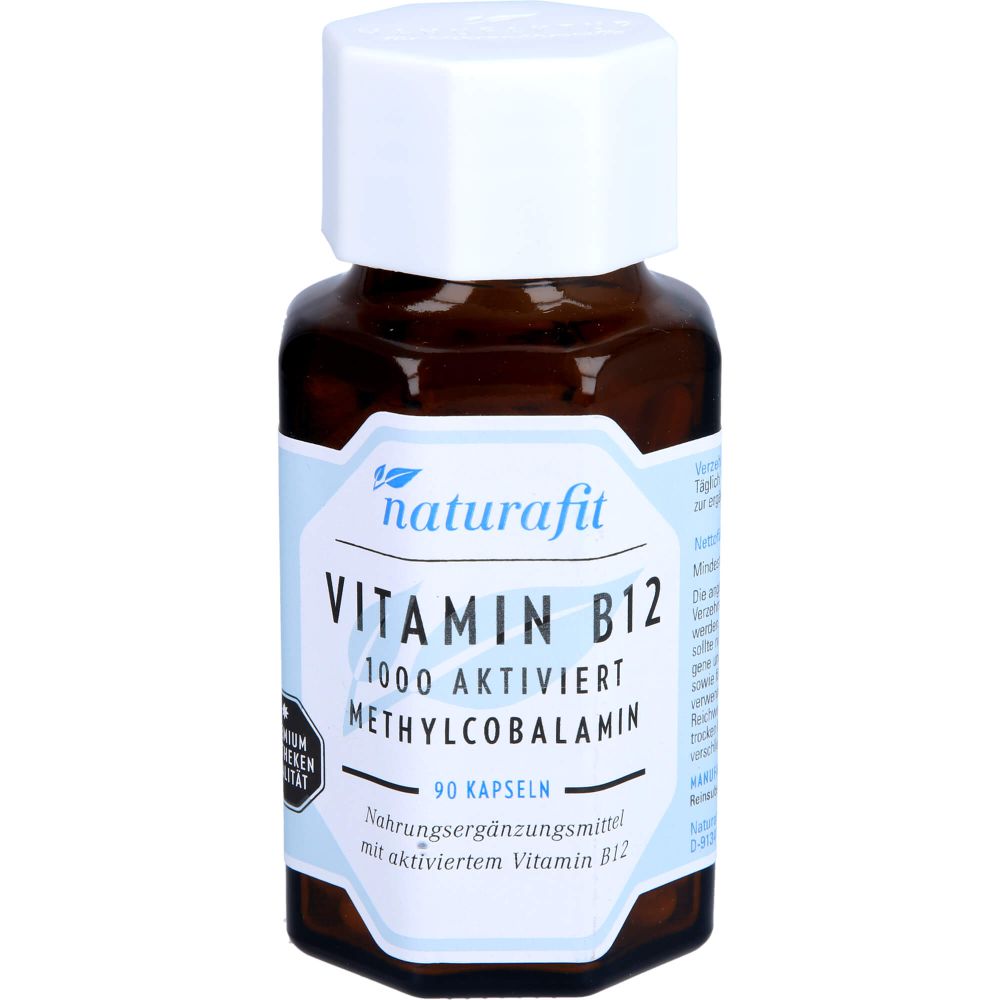 NATURAFIT Vitamin B12 1000 μg aktiviert Kapseln