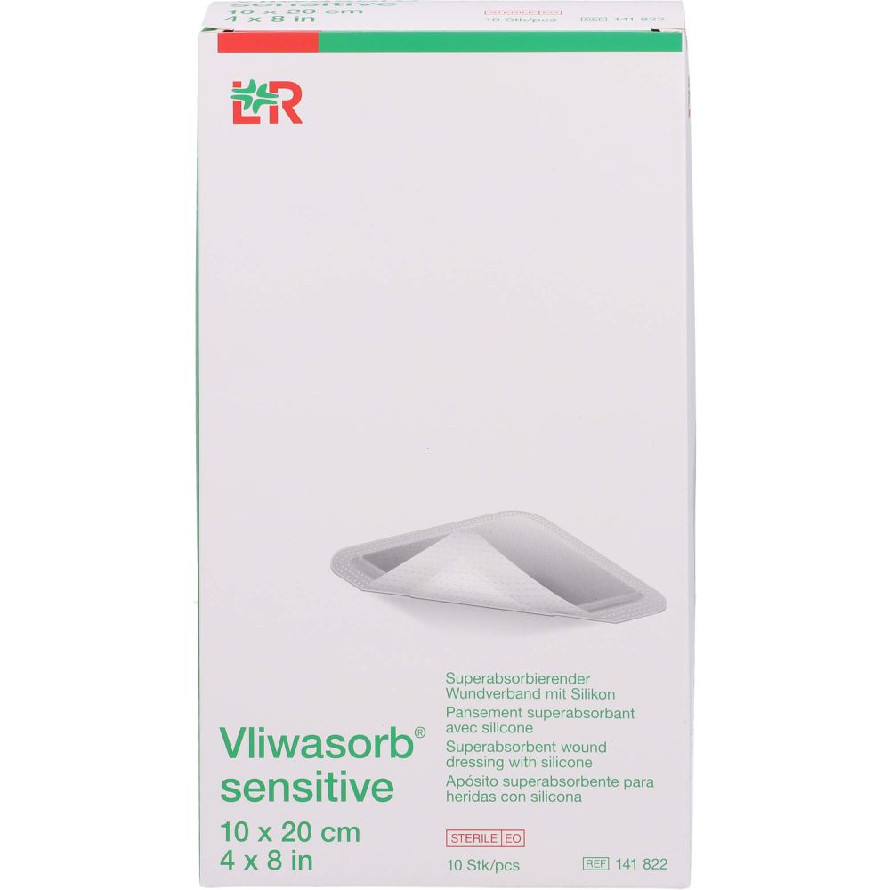 VLIWASORB sensitive 10x20 cm superabsorb.Wundverb.