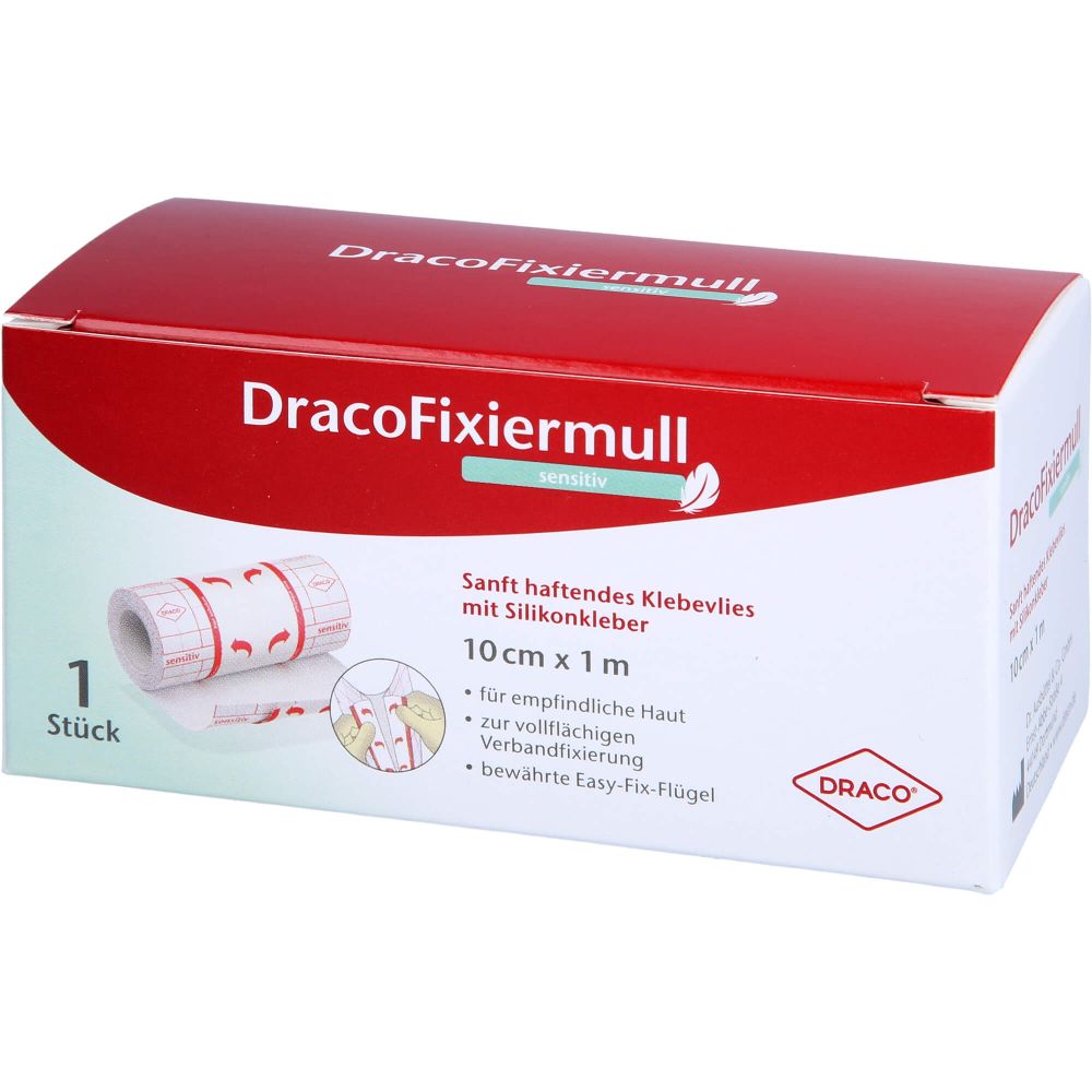 Dracofixiermull sensitiv 10 cmx1 m 1 St