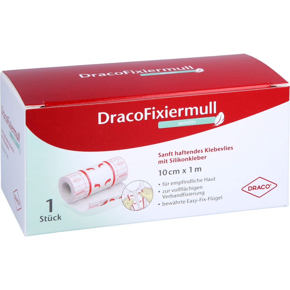 Dracofixiermull sensitiv 10 cmx1 m 1 St