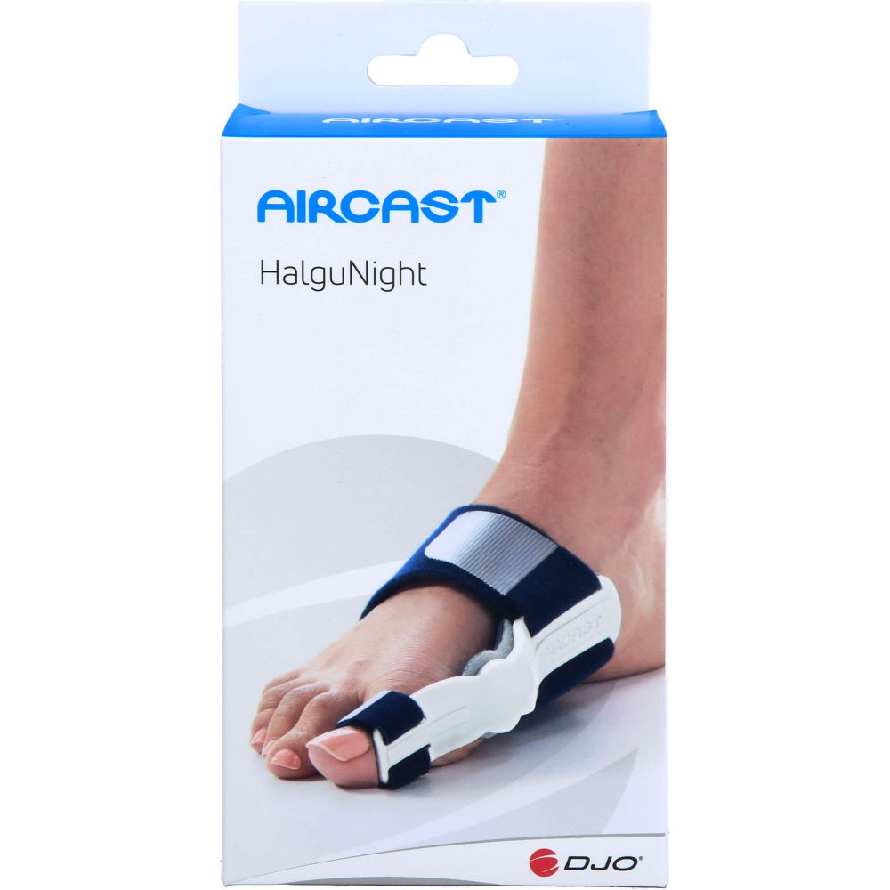 AIRCAST HalguNight Hallux-Valgus Orthese Gr.M weiß