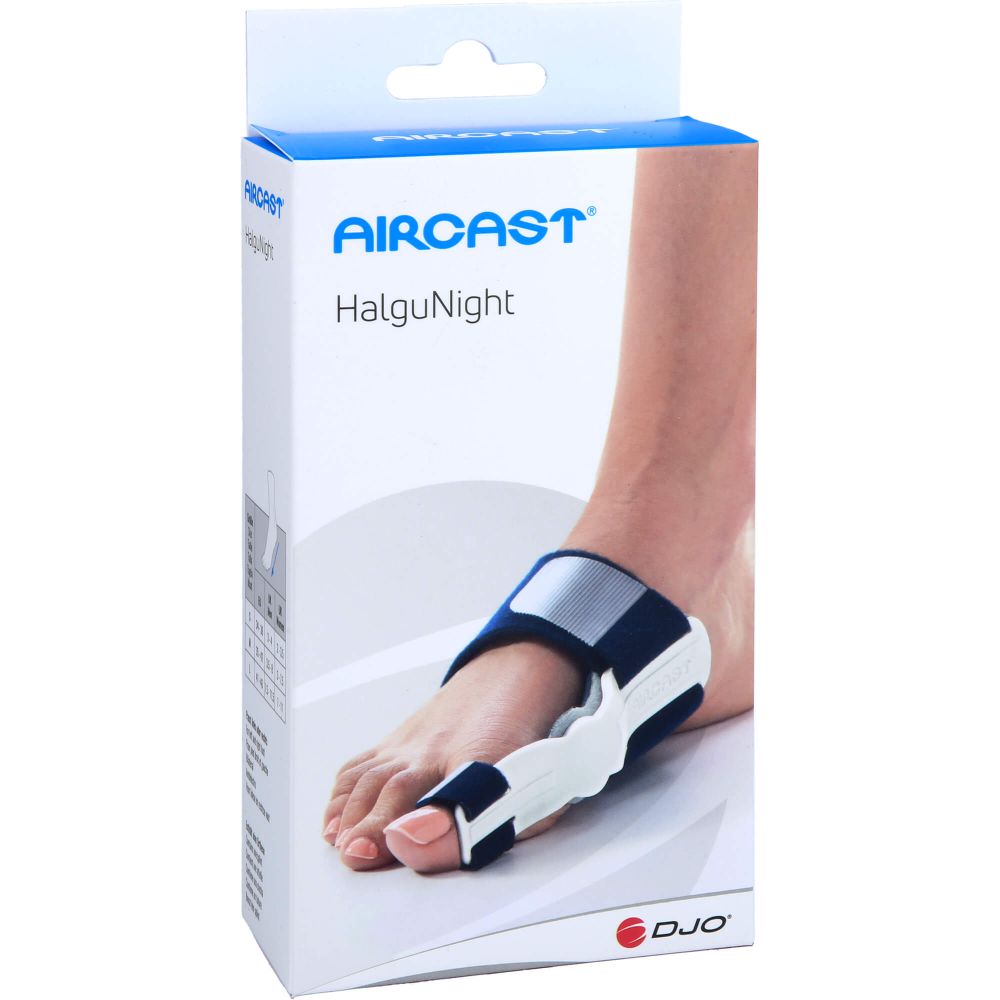 AIRCAST HalguNight Hallux-Valgus Orthese Gr.M weiß