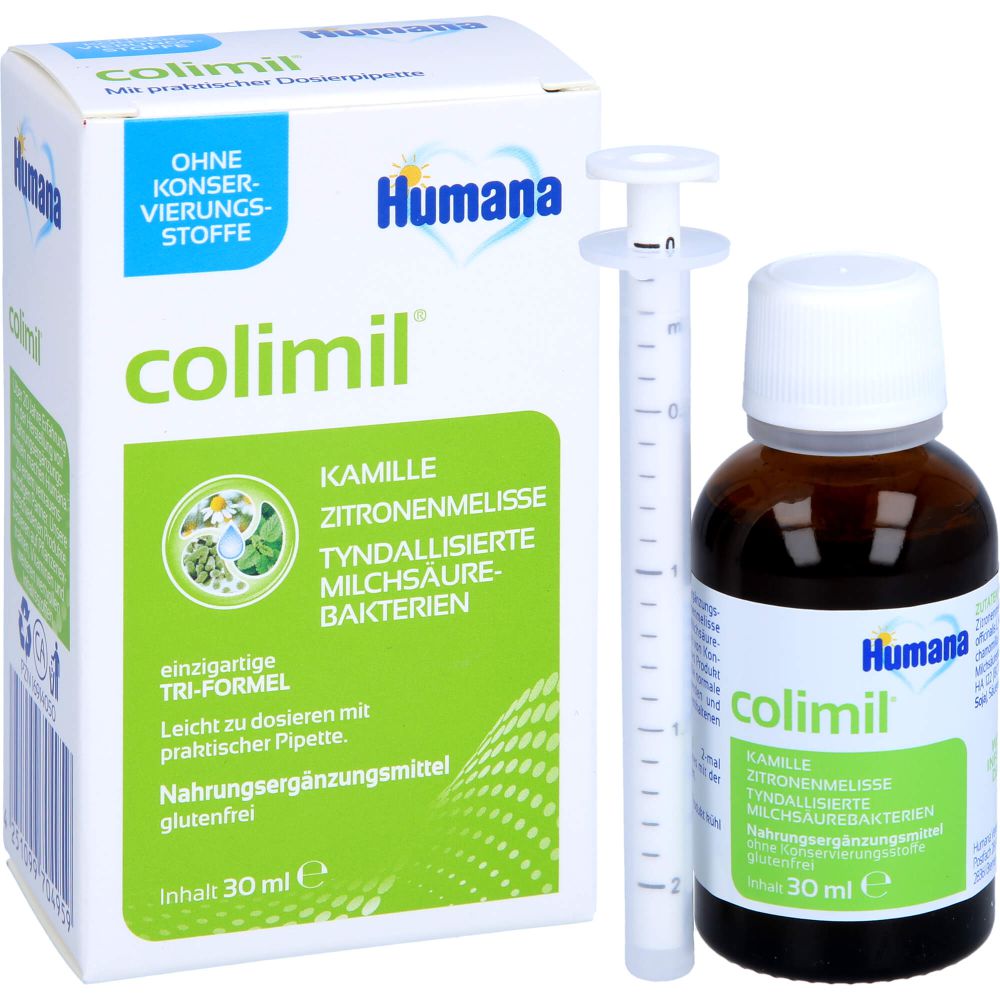 HUMANA colimil o.Konservierungsstoffe m.Dos.Pipet. 30 ml - Baby