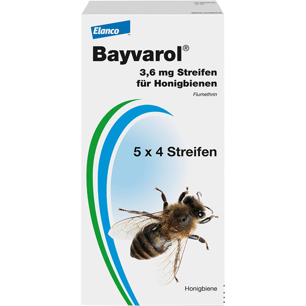 BAYVAROL 3,6 mg Streifen f.Honigbienen