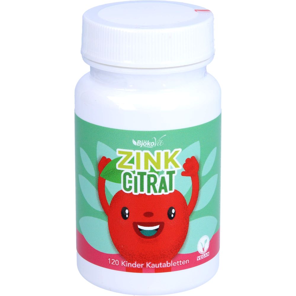 ZINKCITRAT Kinder Kautabletten vegan