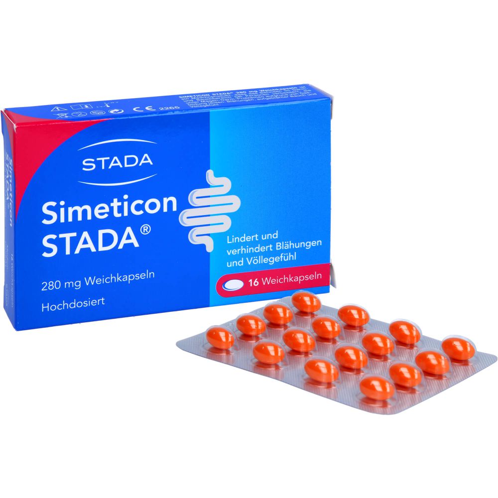 Simeticon Stada 280 mg Weichkapseln 16 St 16 St