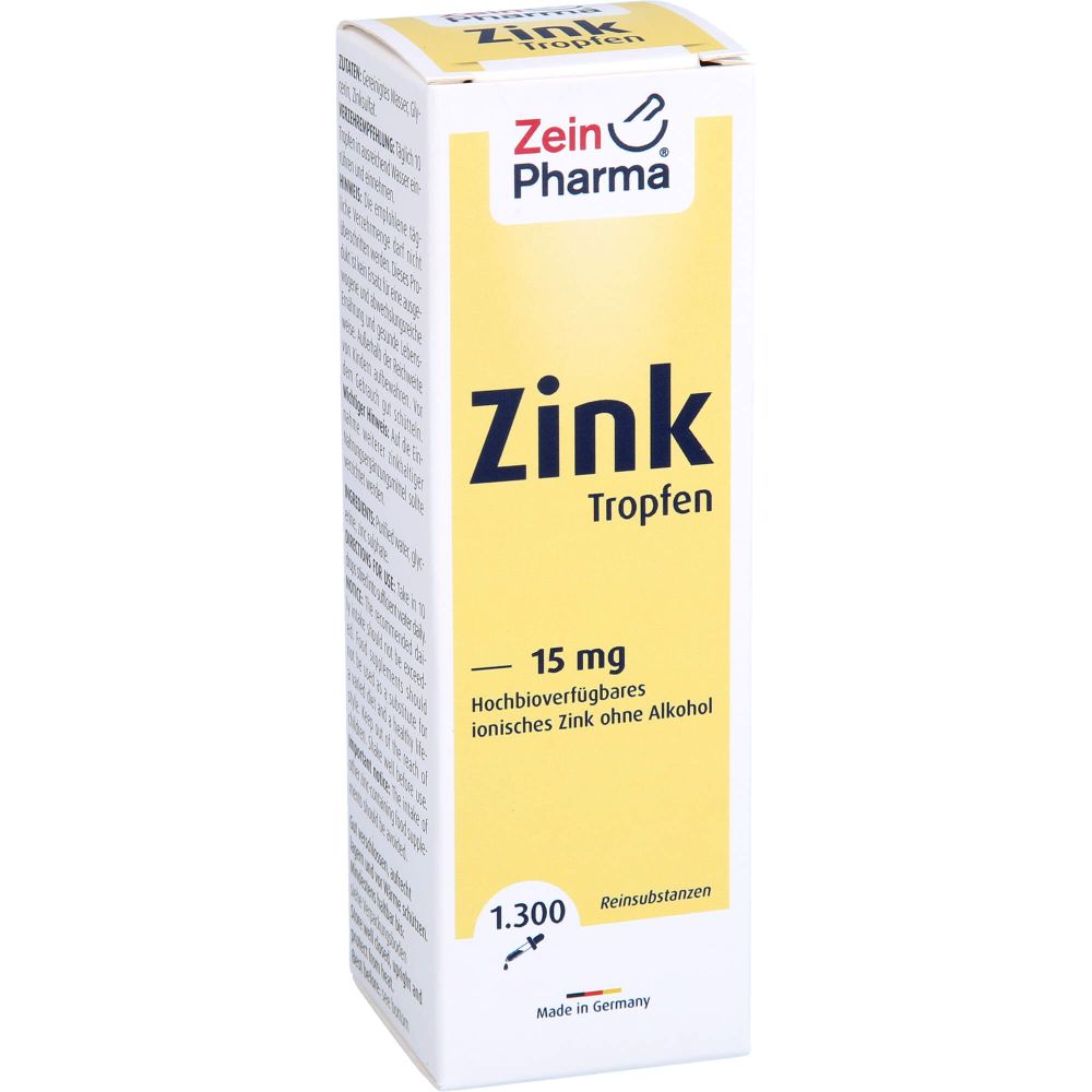 ZINK TROPFEN 15 mg ionisiert
