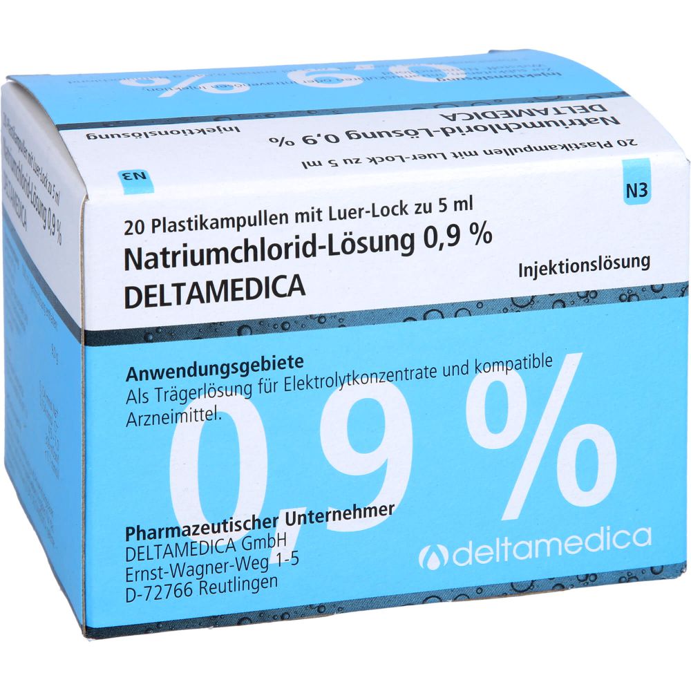 NATRIUMCHLORID-Lösung 0,9% Deltamedica Luer-Lo Pl.