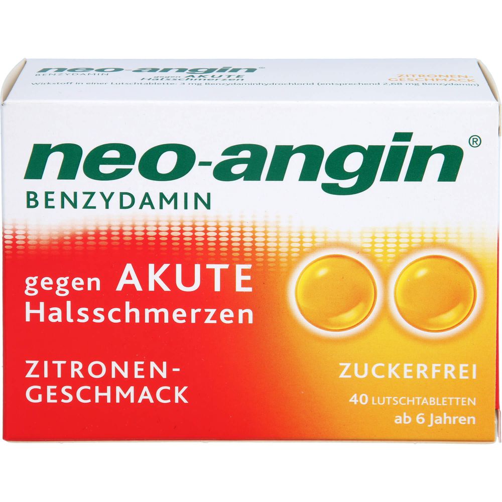 NEO-ANGIN Benzydamin akute Halsschmerzen Zitrone