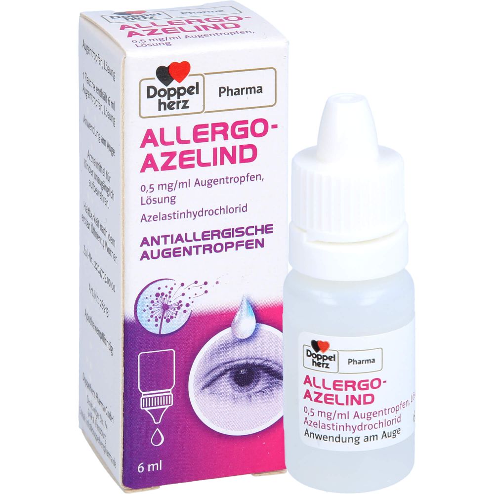 ALLERGO-AZELIND Doppelherz Pha. 0,5 mg/ml Augentr.