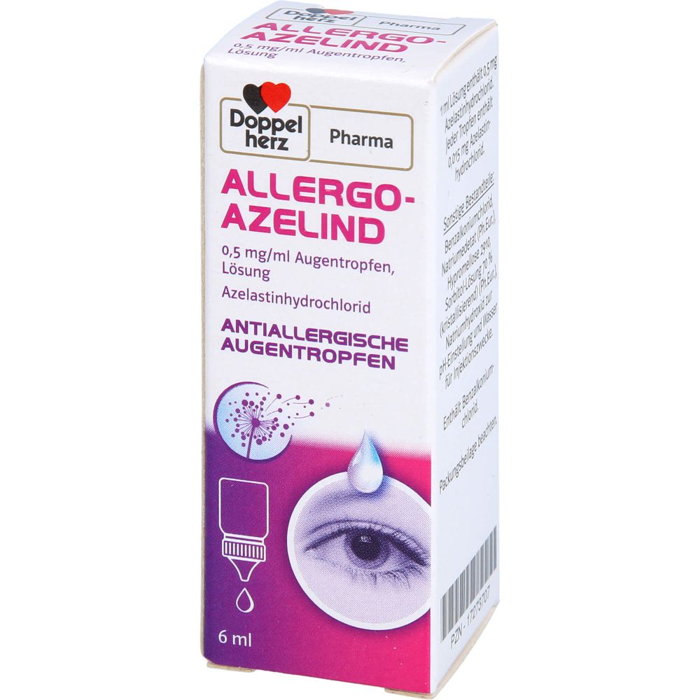 ALLERGO-AZELIND Doppelherz Pha. 0,5 mg/ml Augentr.