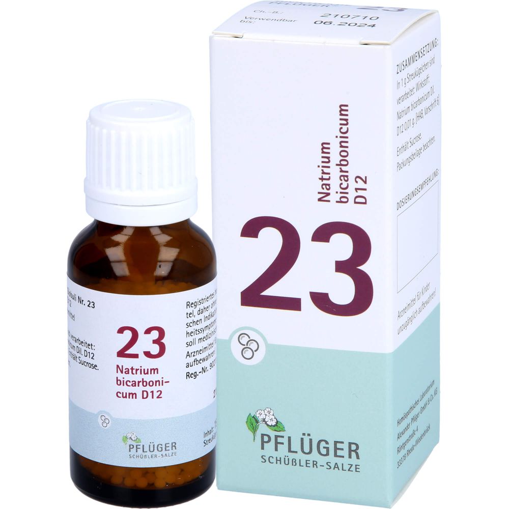 BIOCHEMIE Pflüger 23 Natrium bicarbonicum D 12 Gl.