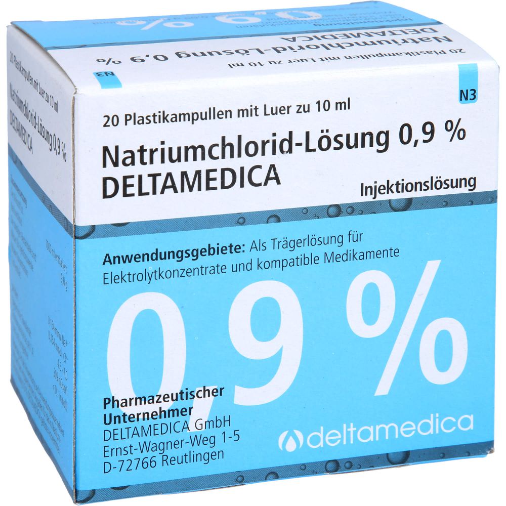 NATRIUMCHLORID-Lösung 0,9% Deltamedica Luer Pl.