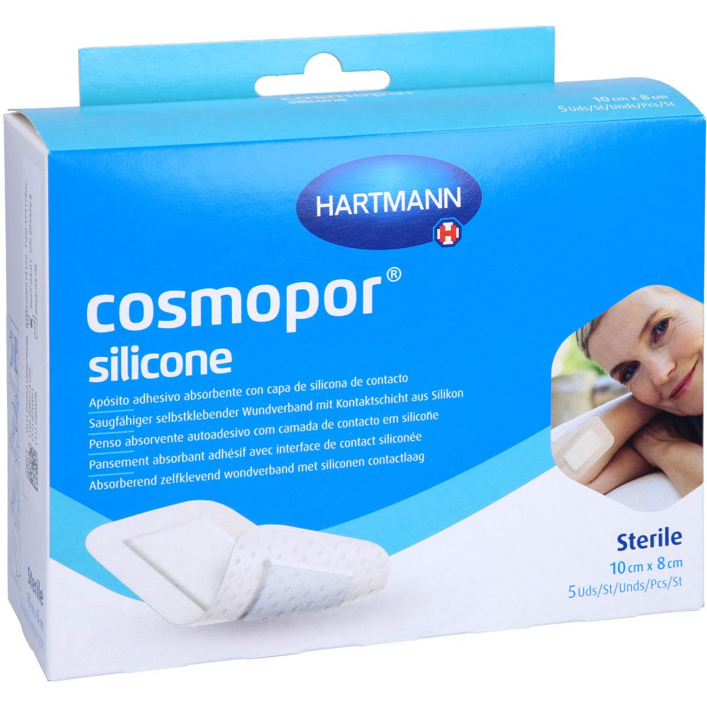 COSMOPOR silicone Wundverband 8x10 cm