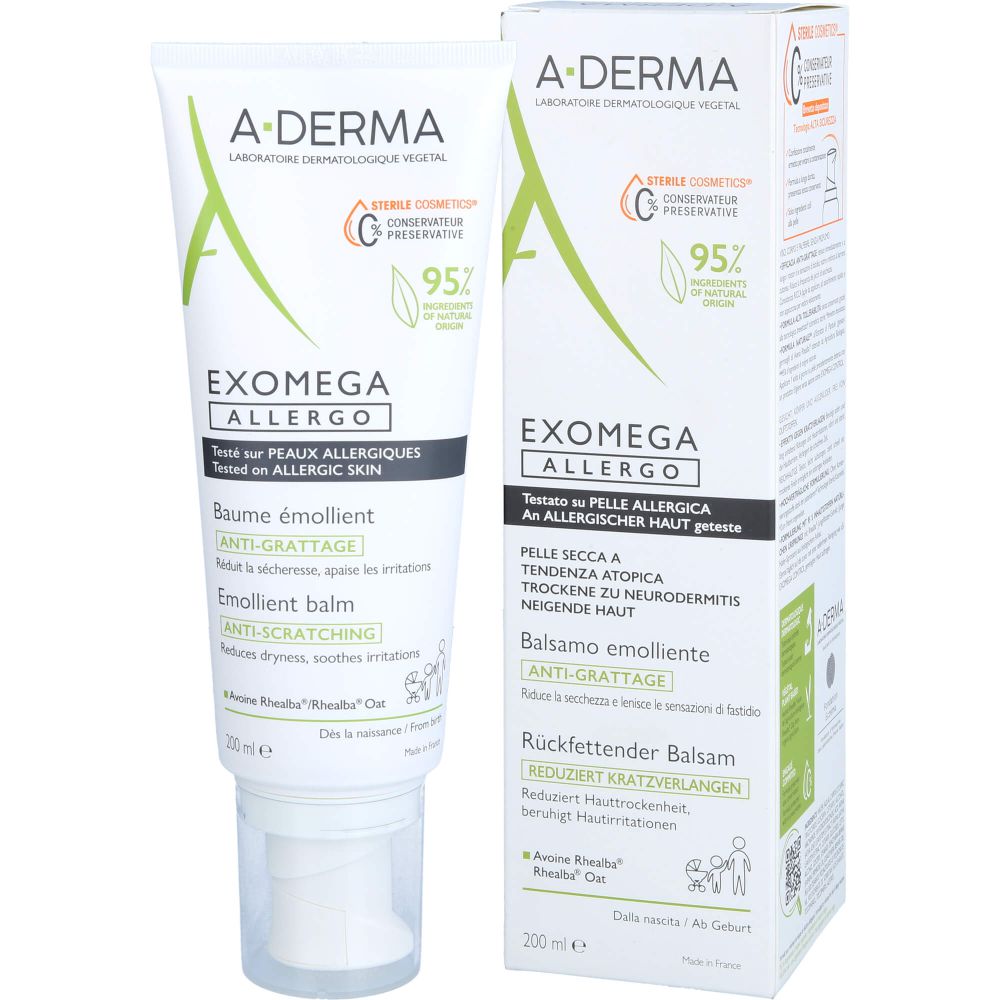 A-DERMA EXOMEGA ALLERGO Balsam rückfettend