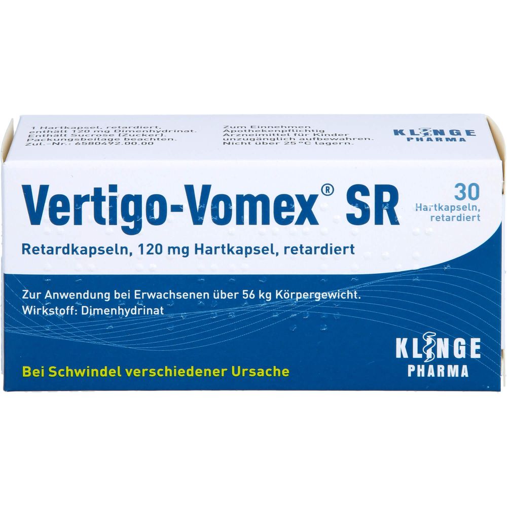 VERTIGO-VOMEX SR Retardkapseln