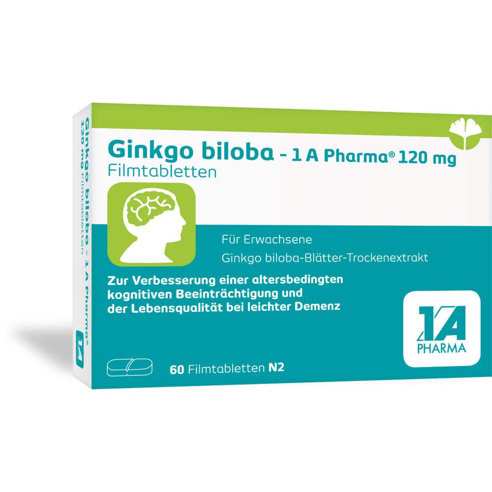 GINKGO BILOBA-1A Pharma 120 mg Filmtabletten