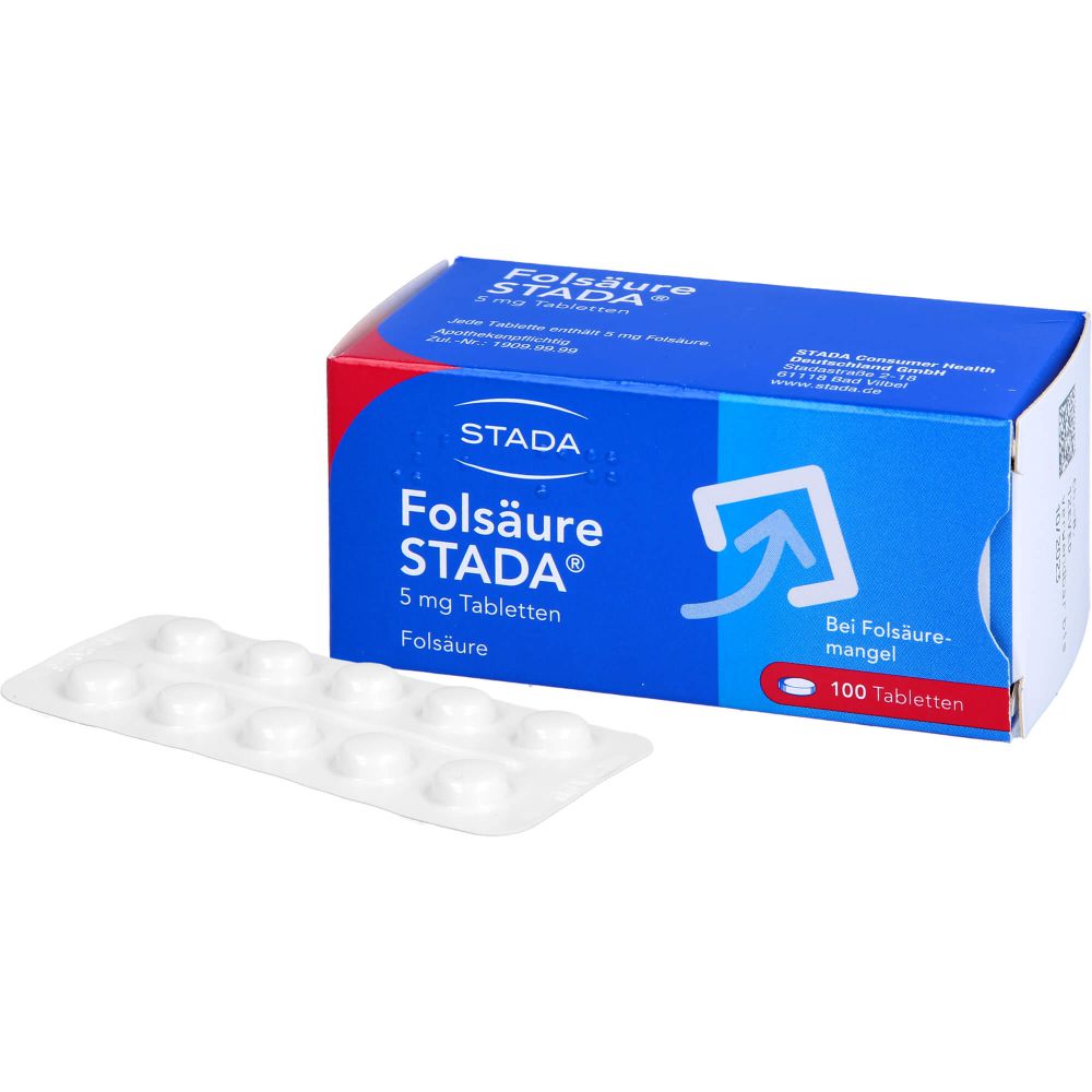 FOLSÄURE STADA 5 mg Tabletten