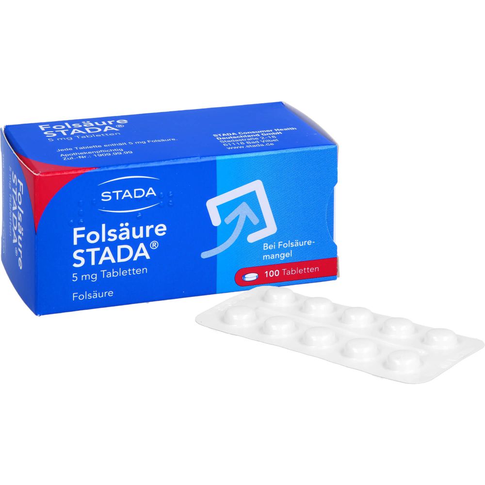 FOLSÄURE STADA 5 mg Tabletten