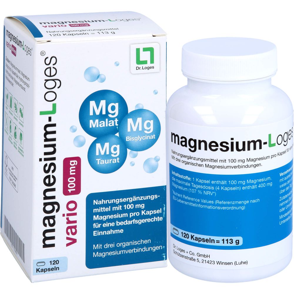 MAGNESIUM-LOGES vario 100 mg Kapseln