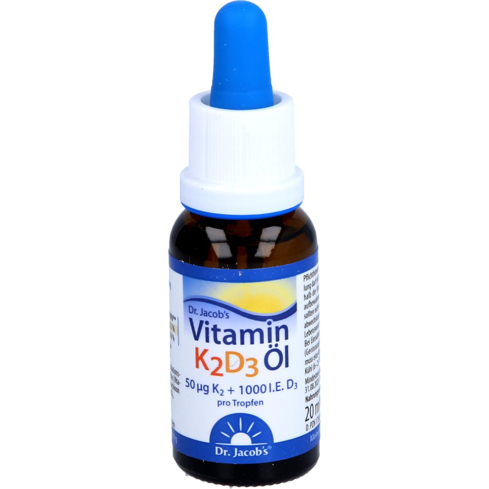 VITAMIN K2D3 Öl 1000 I.E.+50 μg D3+K2 Dr.Jacob's