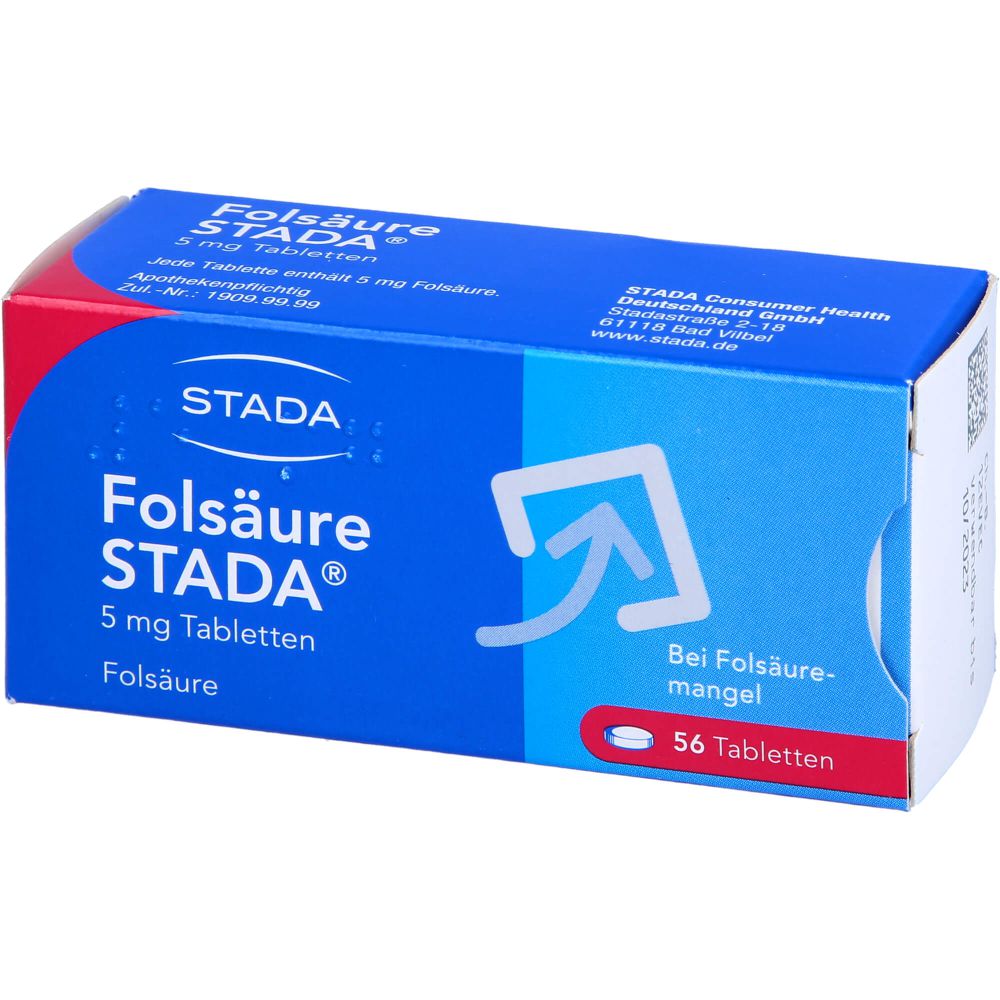 FOLSÄURE STADA 5 mg Tabletten