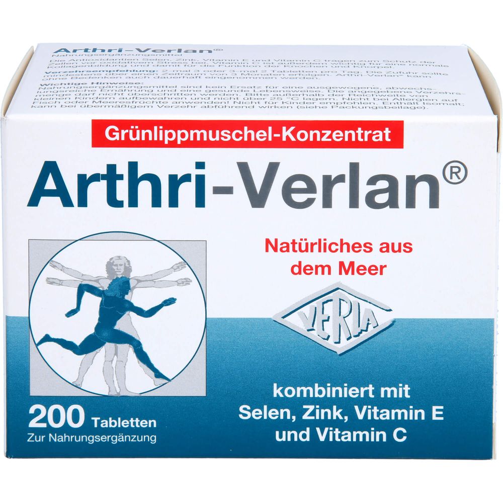 Arthri-Verlan zur Nahrungsergänzung Tabletten 200 St