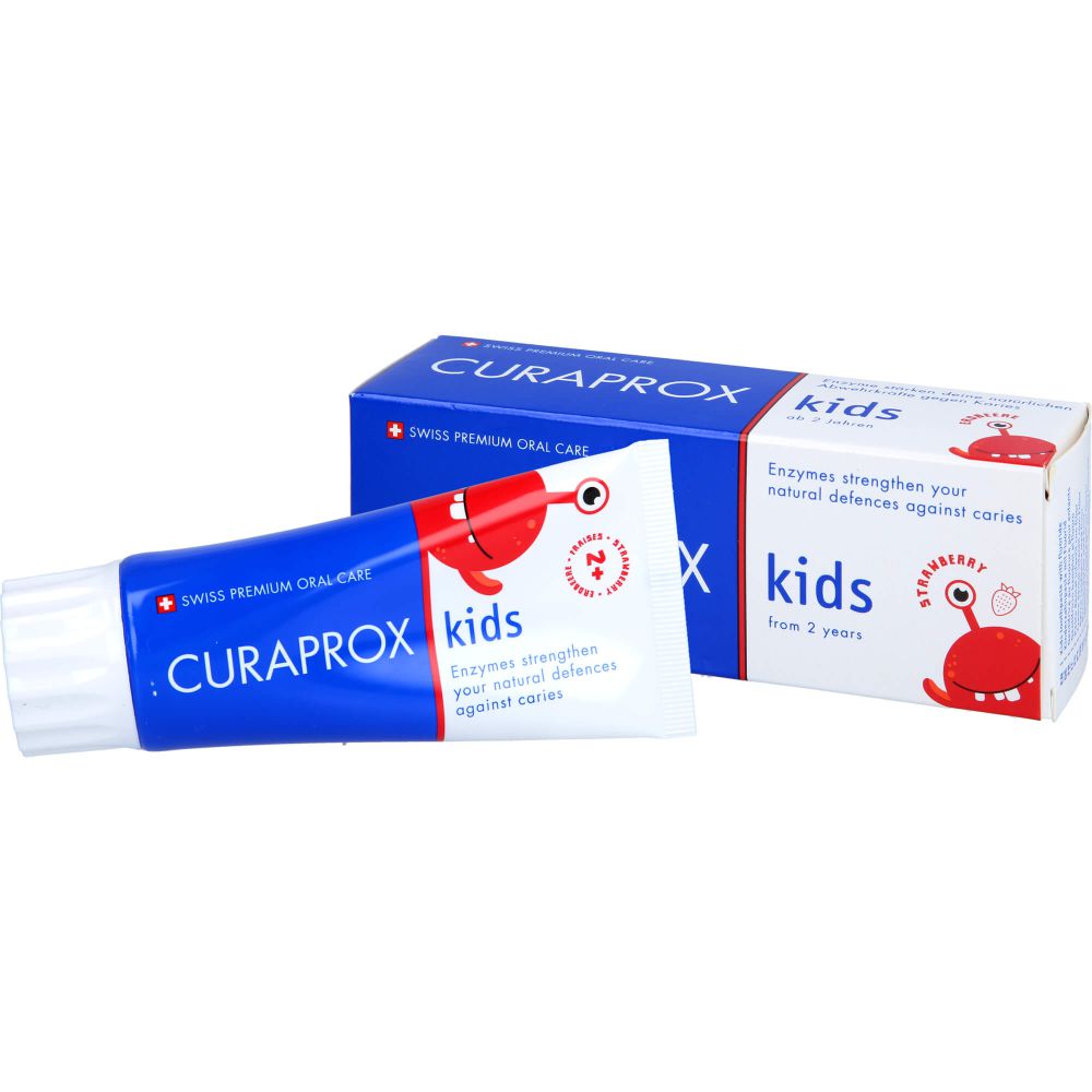 CURAPROX kids Zahnpasta Erdbeere ab 2 Jahre 950ppm