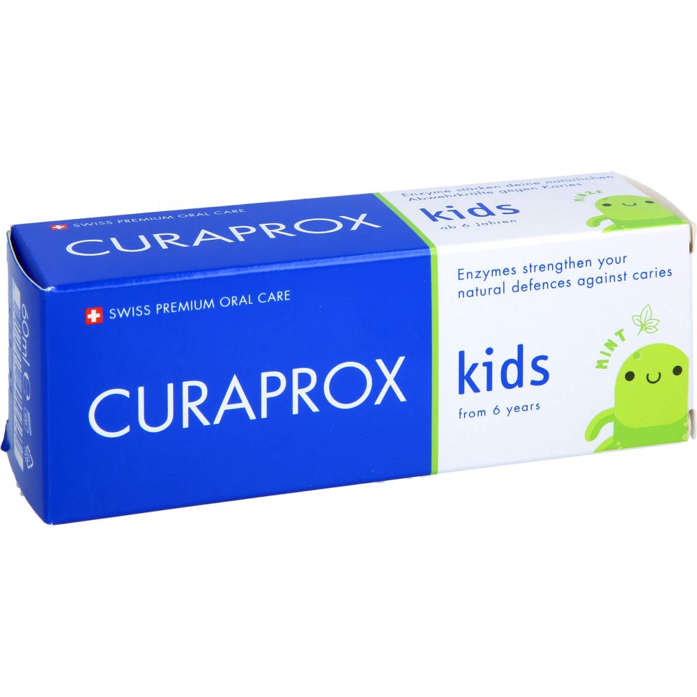 CURAPROX kids Zahnpasta Minze ab 6 Jahre 1450 ppm