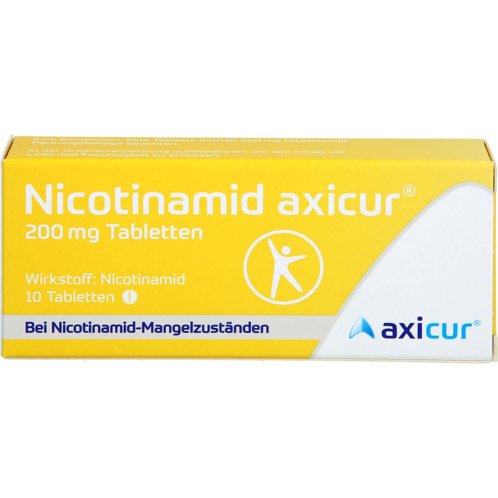 NICOTINAMID axicur 200 mg Tabletten