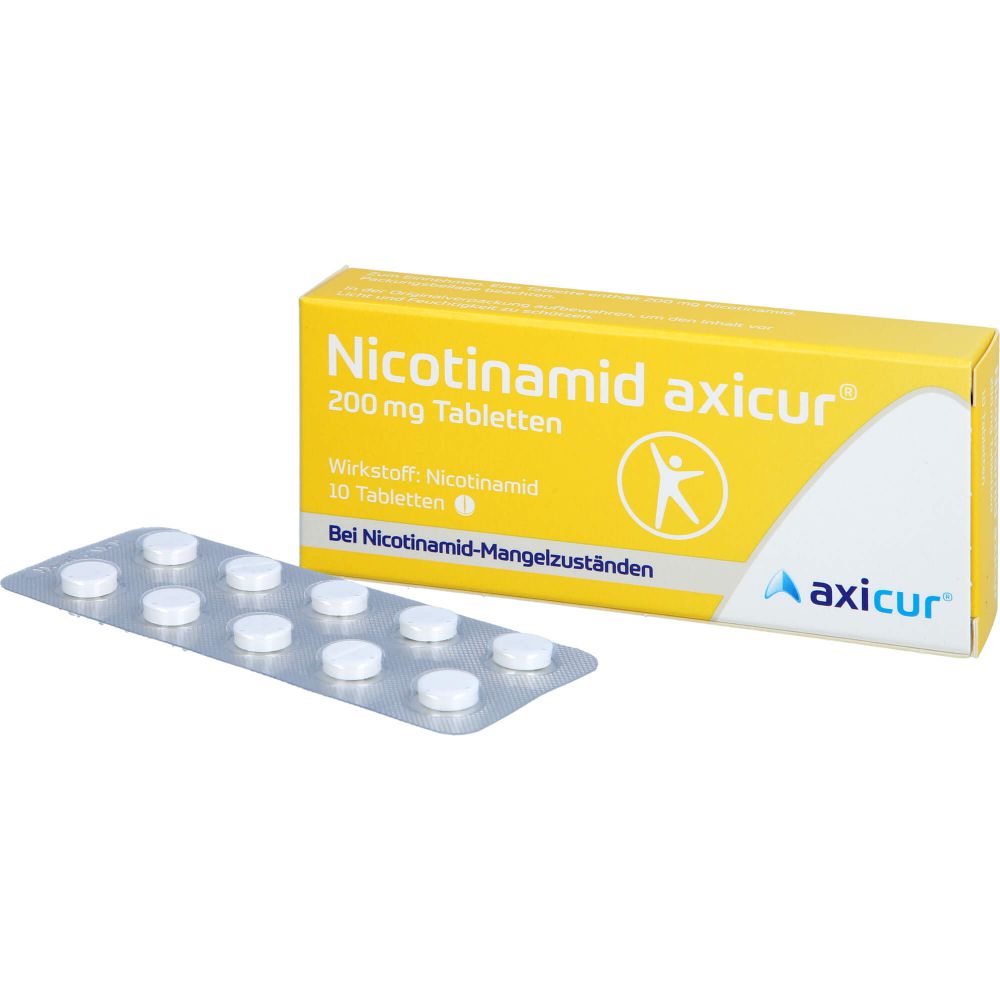 NICOTINAMID axicur 200 mg Tabletten