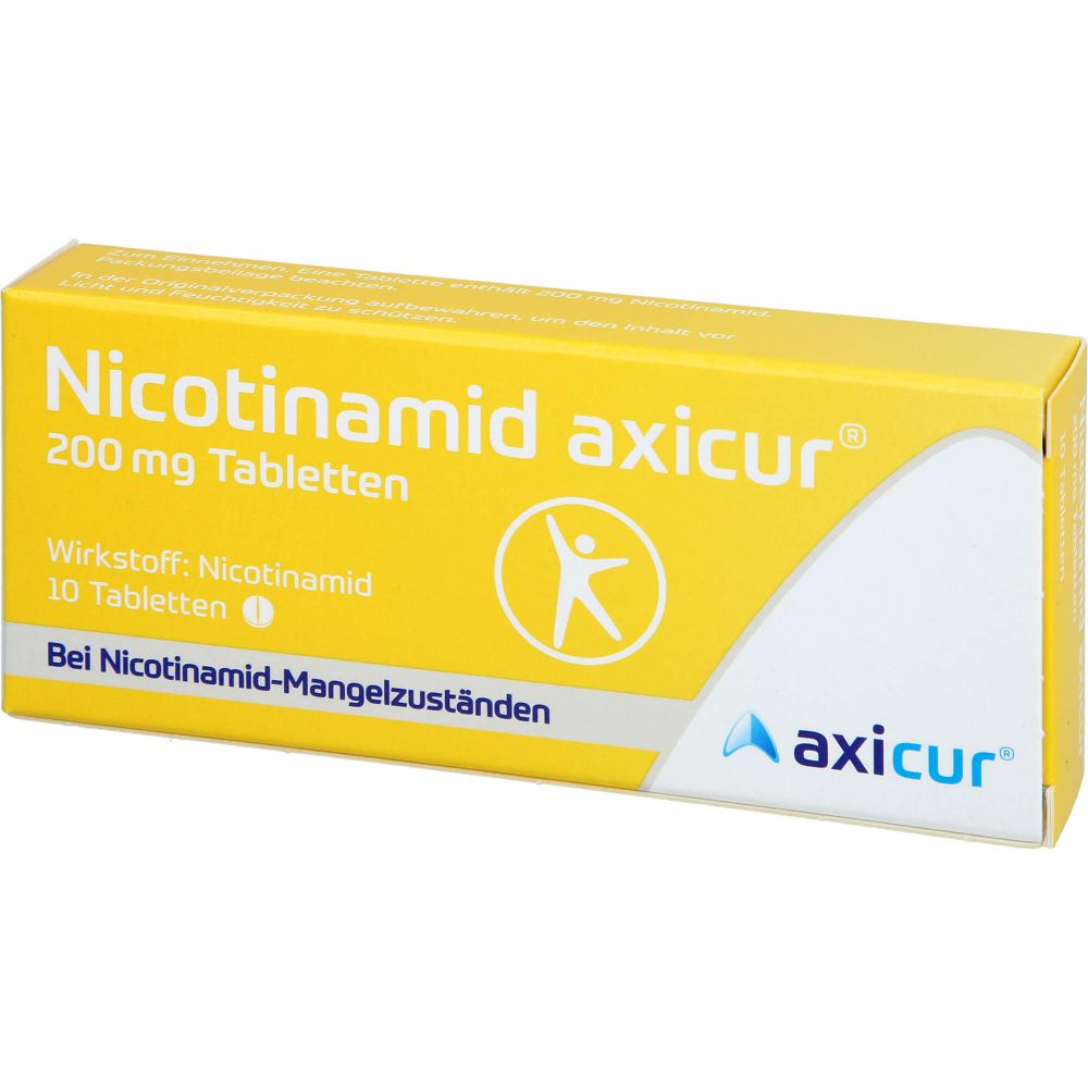 NICOTINAMID axicur 200 mg Tabletten