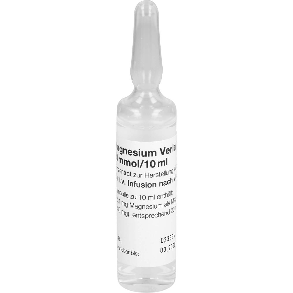 MAGNESIUM VERLA i.v. 20 mmol/10 ml K.z.H.e.Inf.Lsg