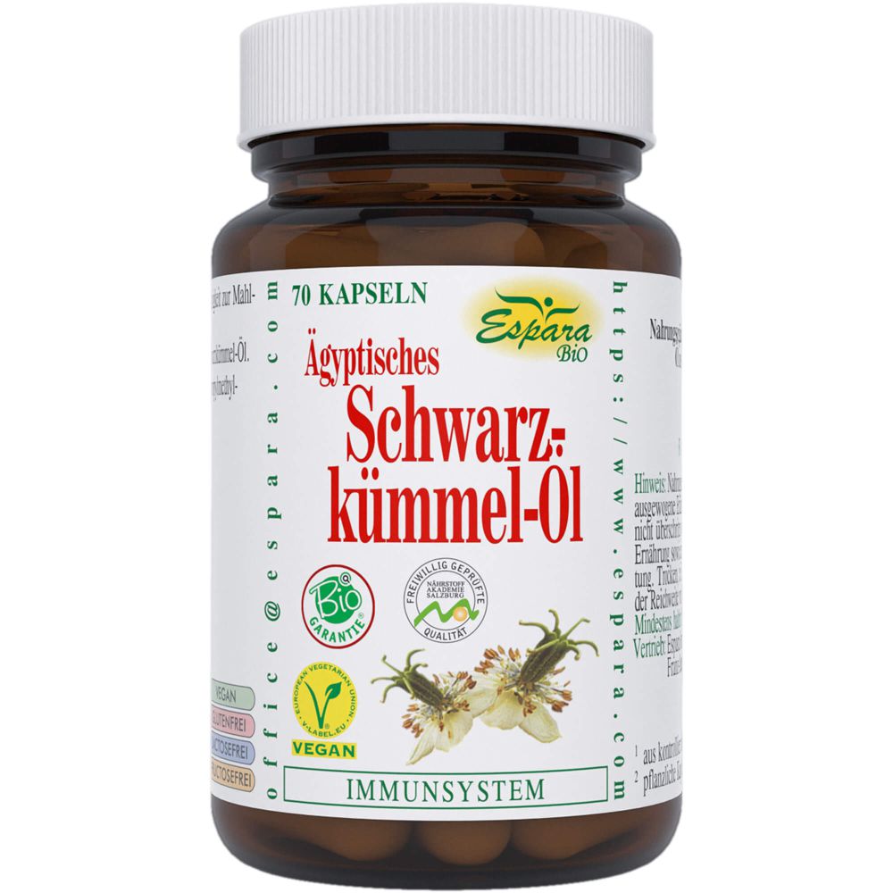 SCHWARZKÜMMELÖL Bio Kapseln